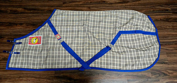 Custom Baker Sheet, Size 80, Royal Blue Trim, Black Piping, Nylon Lined Shoulders, Bias Surcingles