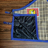 Custom Baker Sheet, Size 80, Royal Blue Trim, Black Piping, Nylon Lined Shoulders, Bias Surcingles