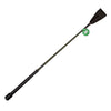 Riding Crop with Leather-Wrapped Handle and Contoured Grip