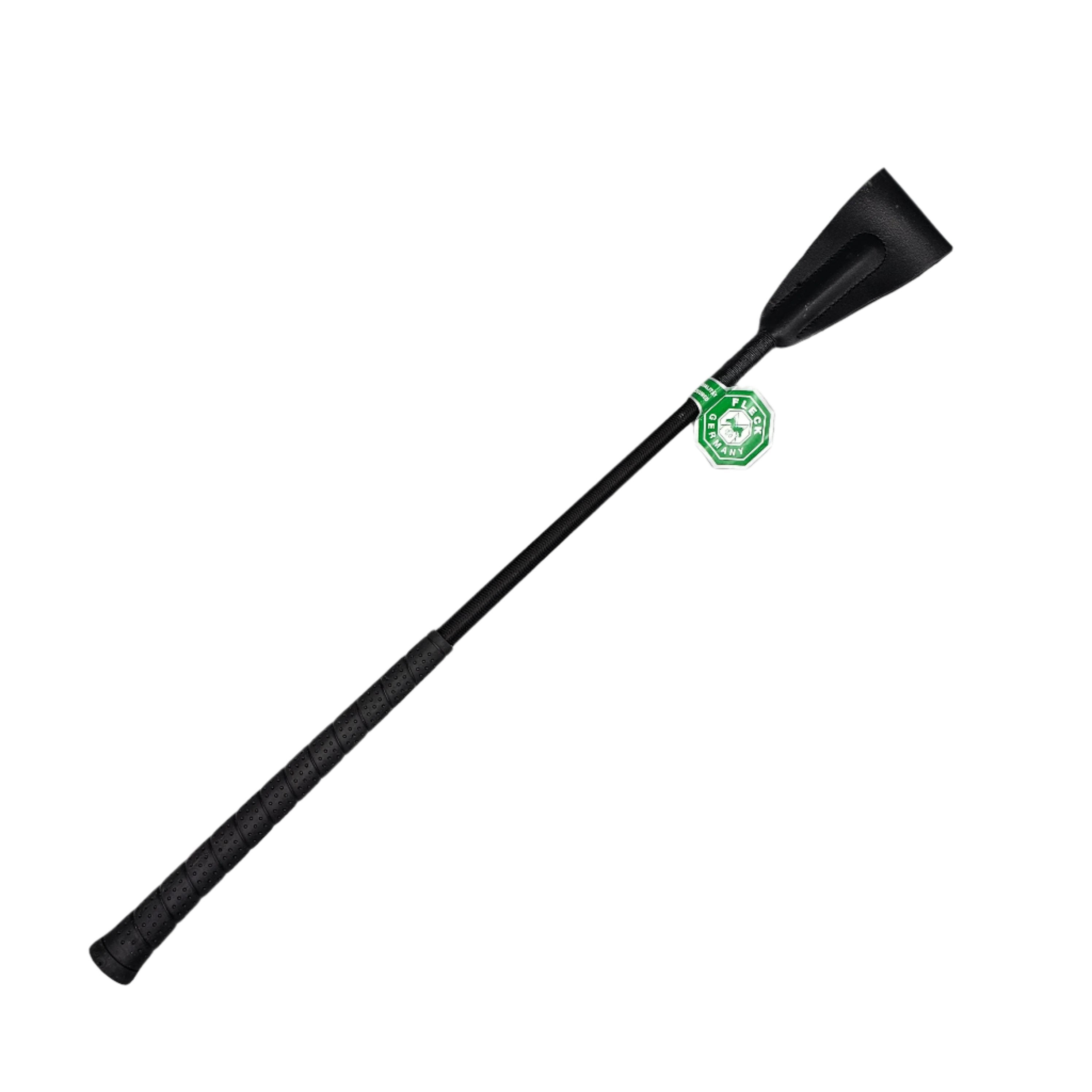 Riding Crop with Woven Nylon Cover and Fleck Grip