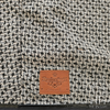 Wool Cooler - DESIGNER black and grey boucle / black / black pattent - 78 (C)