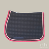 Saddle Pad - American – navy / fuscia / pink spaced