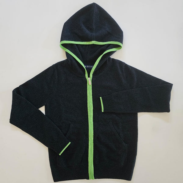 Men's 100% Cashmere Zip-Up Hoodie