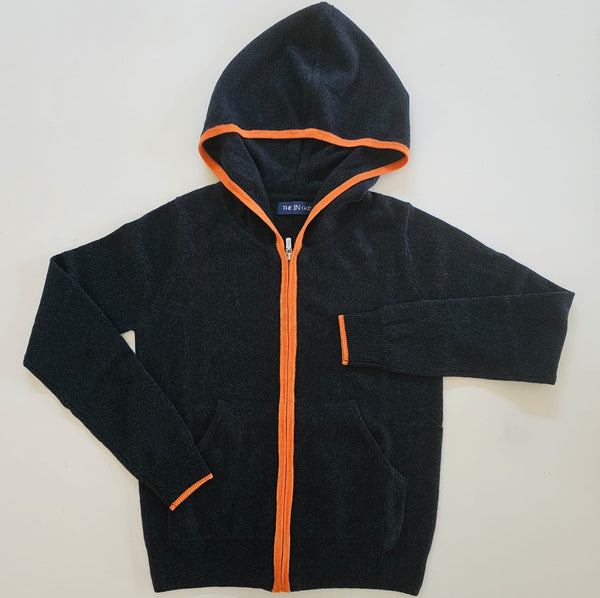 Men's 100% Cashmere Zip-Up Hoodie