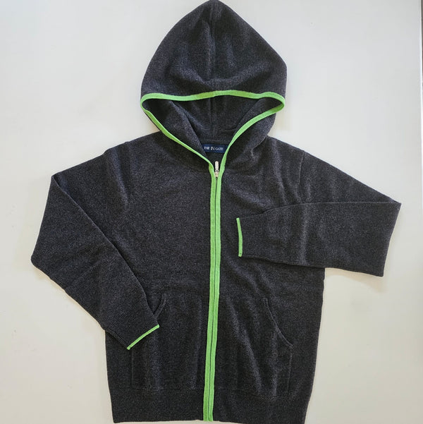 Women's 100% Cashmere Zip-Up Hoodie