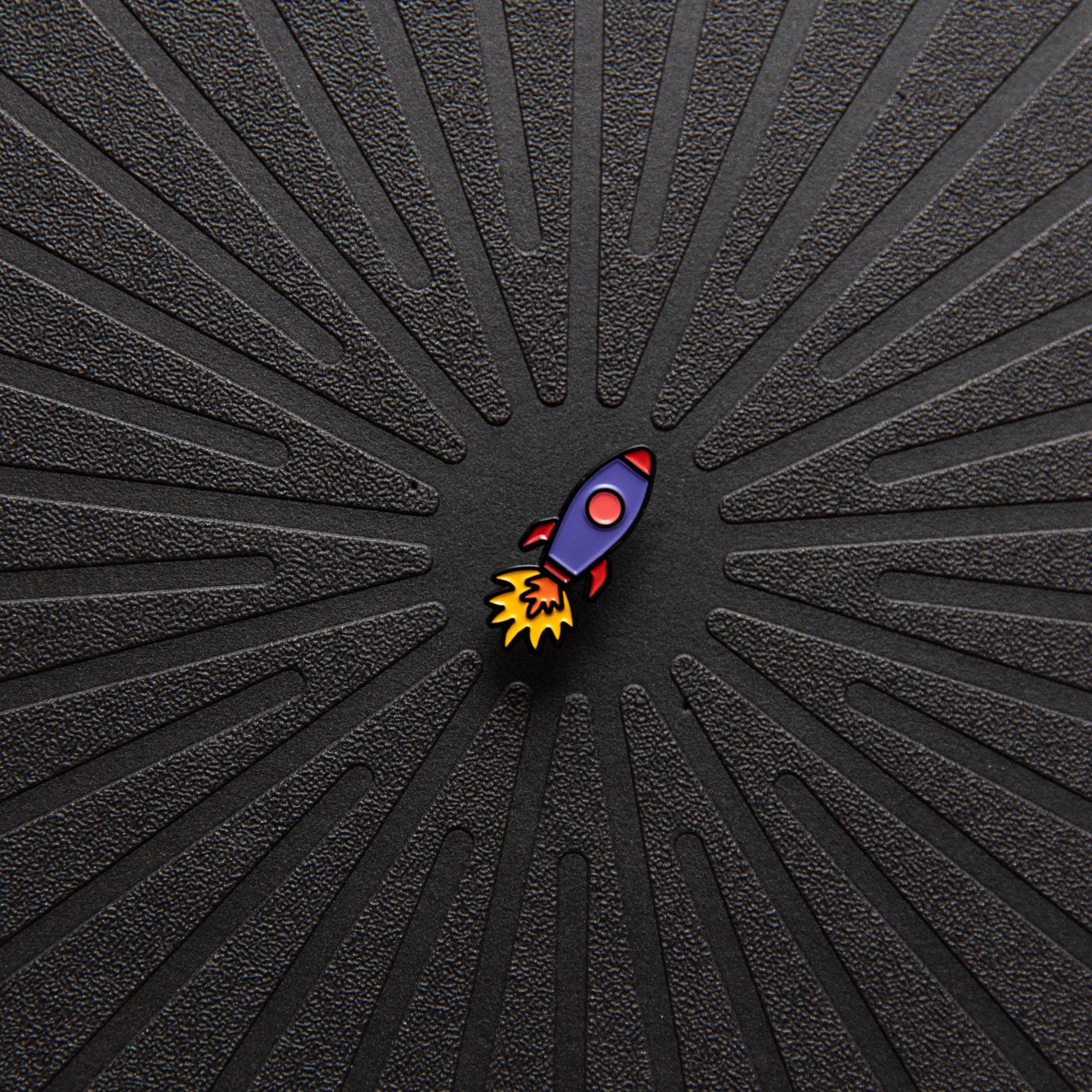 Rocket Ship Pins