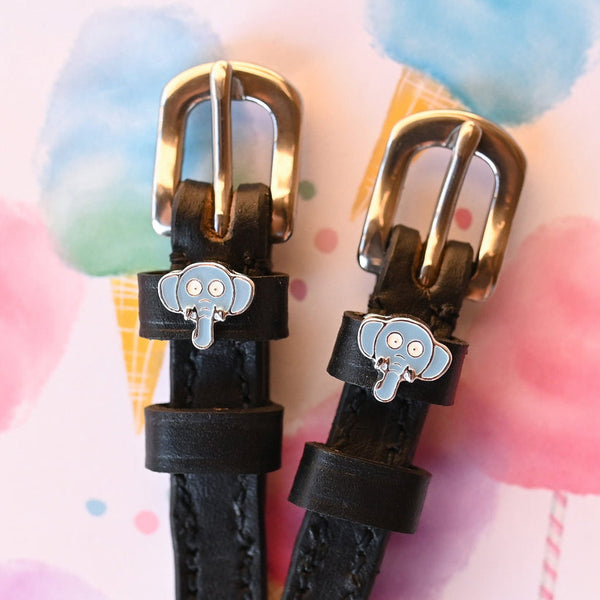 Elephant Faces Spur Straps