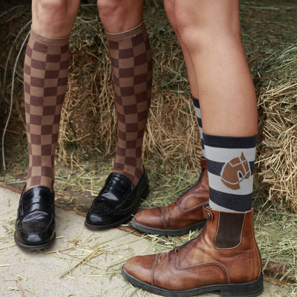 Huntsmen & Hounds Check This Sock Tall