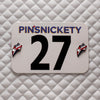 pinsnickety stars and stripes american flag horse show number pins on a saddle pad